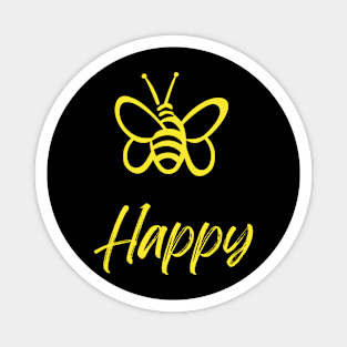 Bee Happy-3 Magnet